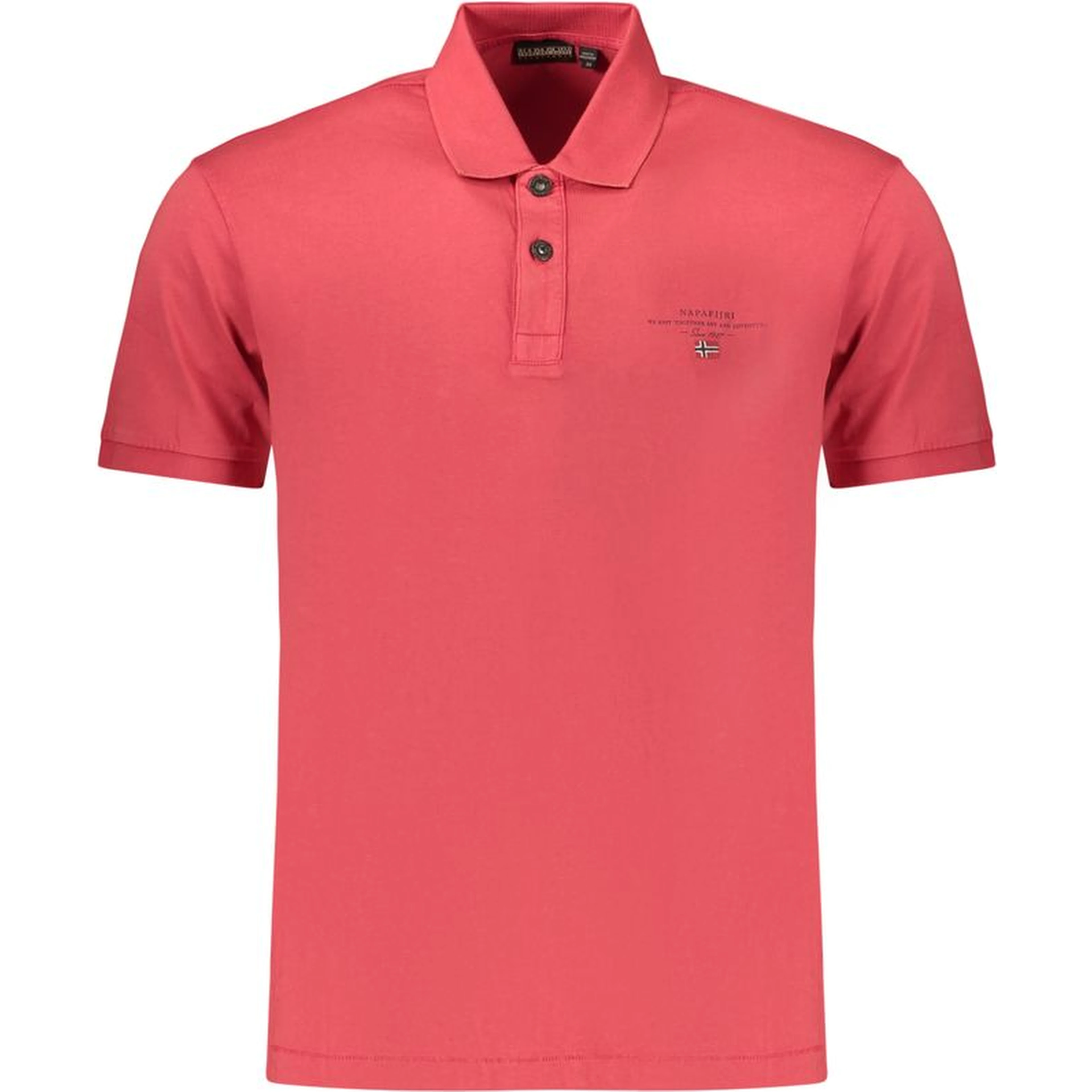 Red Cotton Polo Shirt