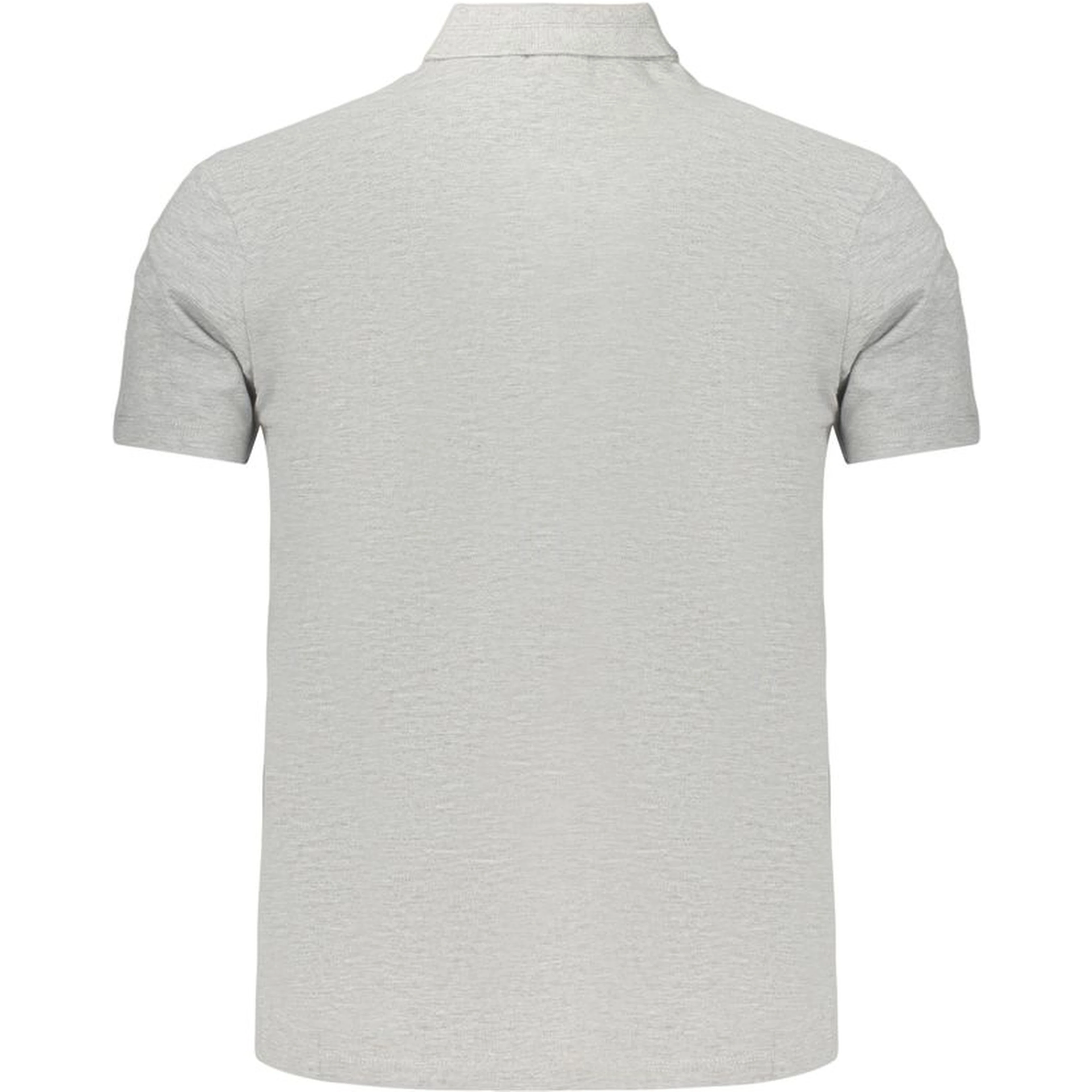 Gray Cotton Polo Shirt