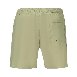 Green Polyester Swim Shorts