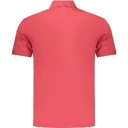 Red Cotton Polo Shirt
