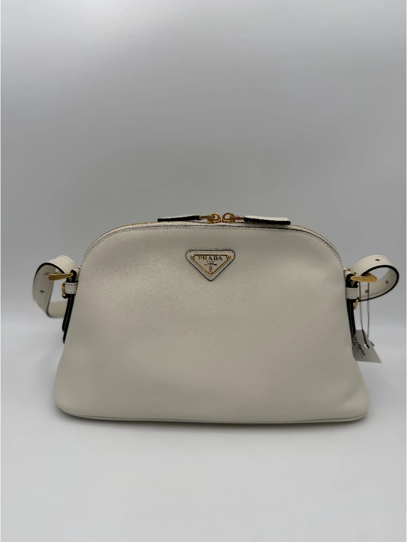 PRADA Bauletto BOWLING in Leather Handbag