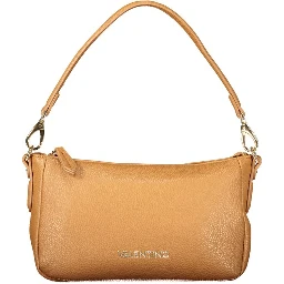 Brown Polyurethane Women's Bag