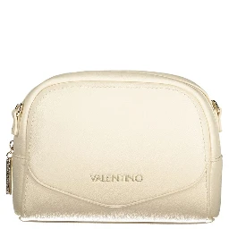 Beige Polyurethane Women's Bag