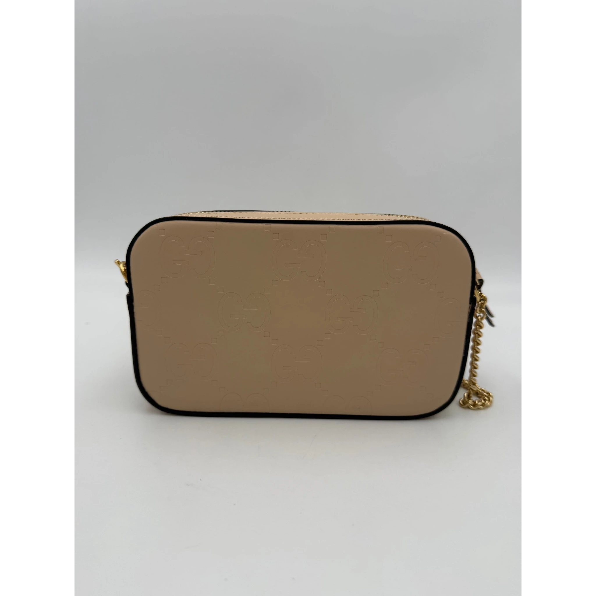 GUCCI GG Jumbo Beige with Front Pocket Shoulder Bag