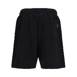 شورت برمودا أسود من القطن