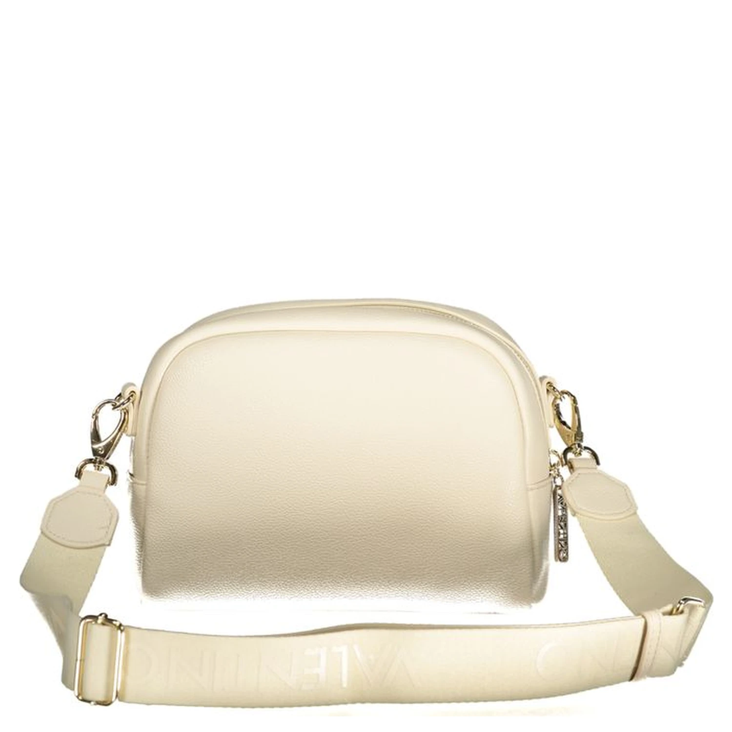 Beige Polyurethane Women's Bag
