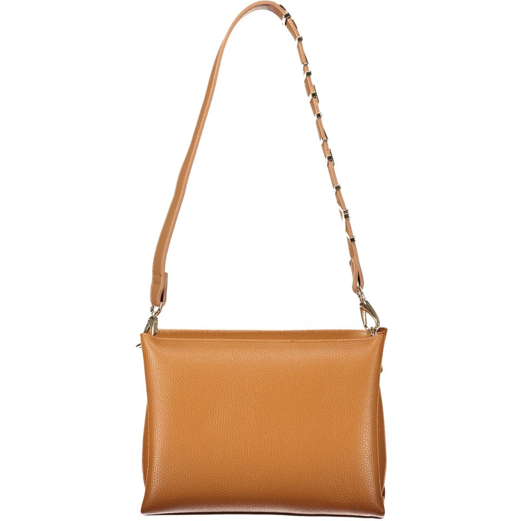 Brown Polyurethane Women's Bag