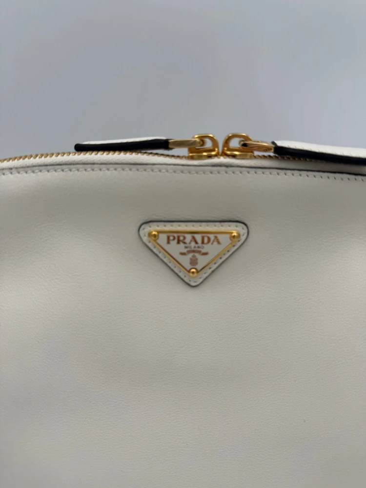 PRADA Bauletto BOWLING in Leather Handbag alternative