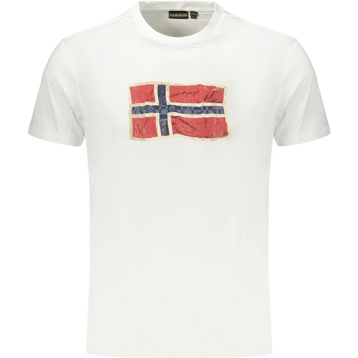 White Cotton Men's T-Shirt