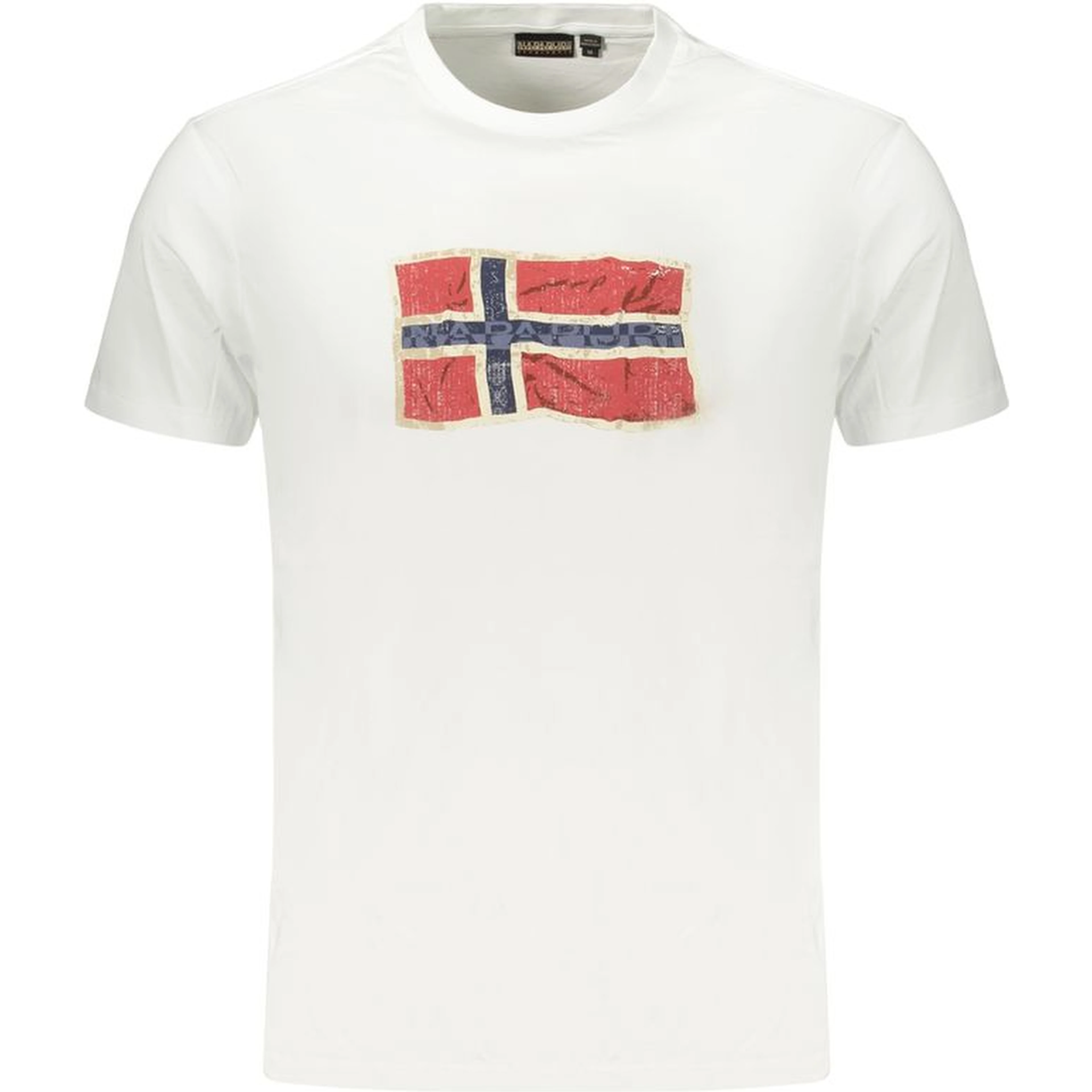 White Cotton Men's T-Shirt