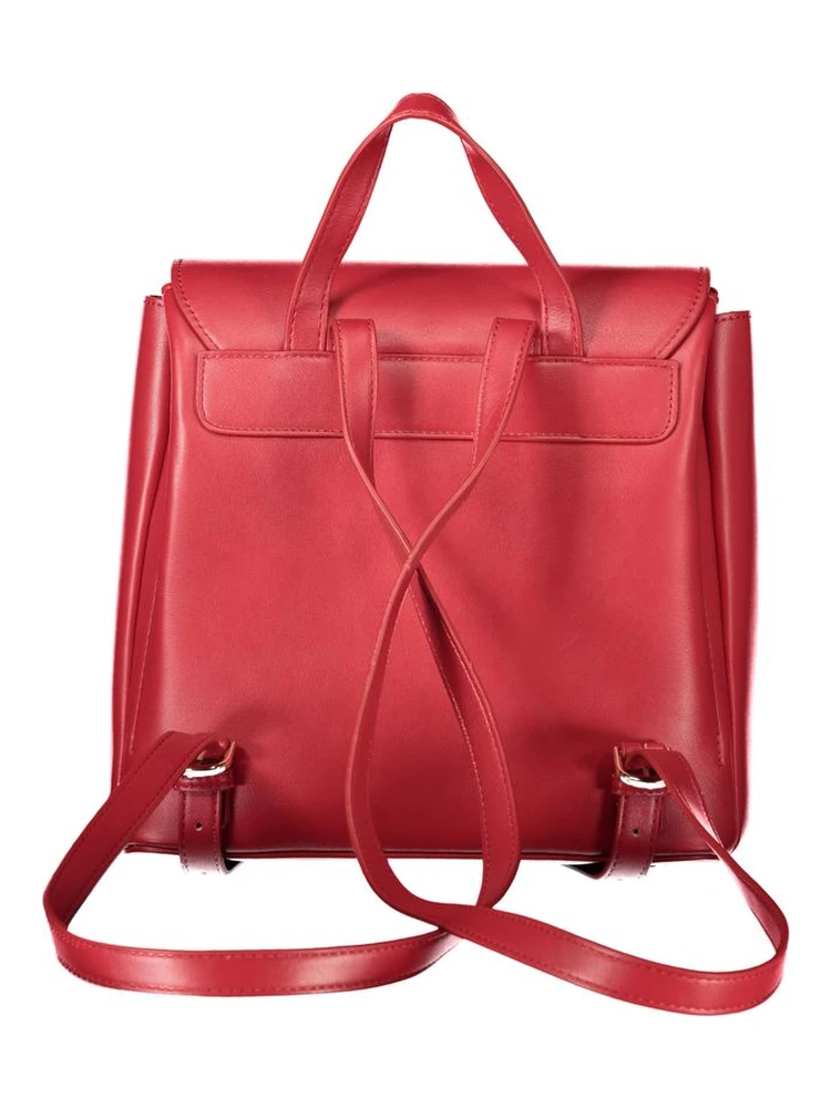 Red Polyurethane Women's Bag alternative