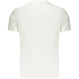 White Cotton Men's T-Shirt