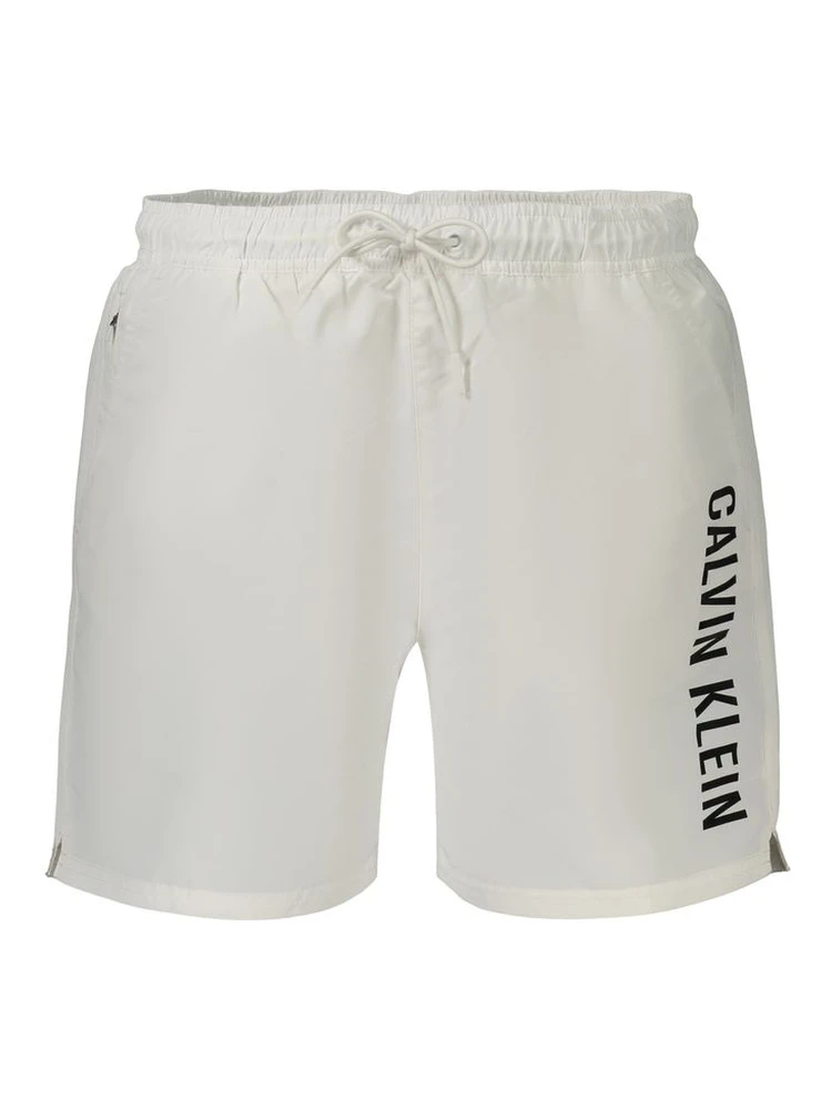 Blue Polyester Shorts