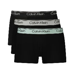Black Polyester Men's Boxer