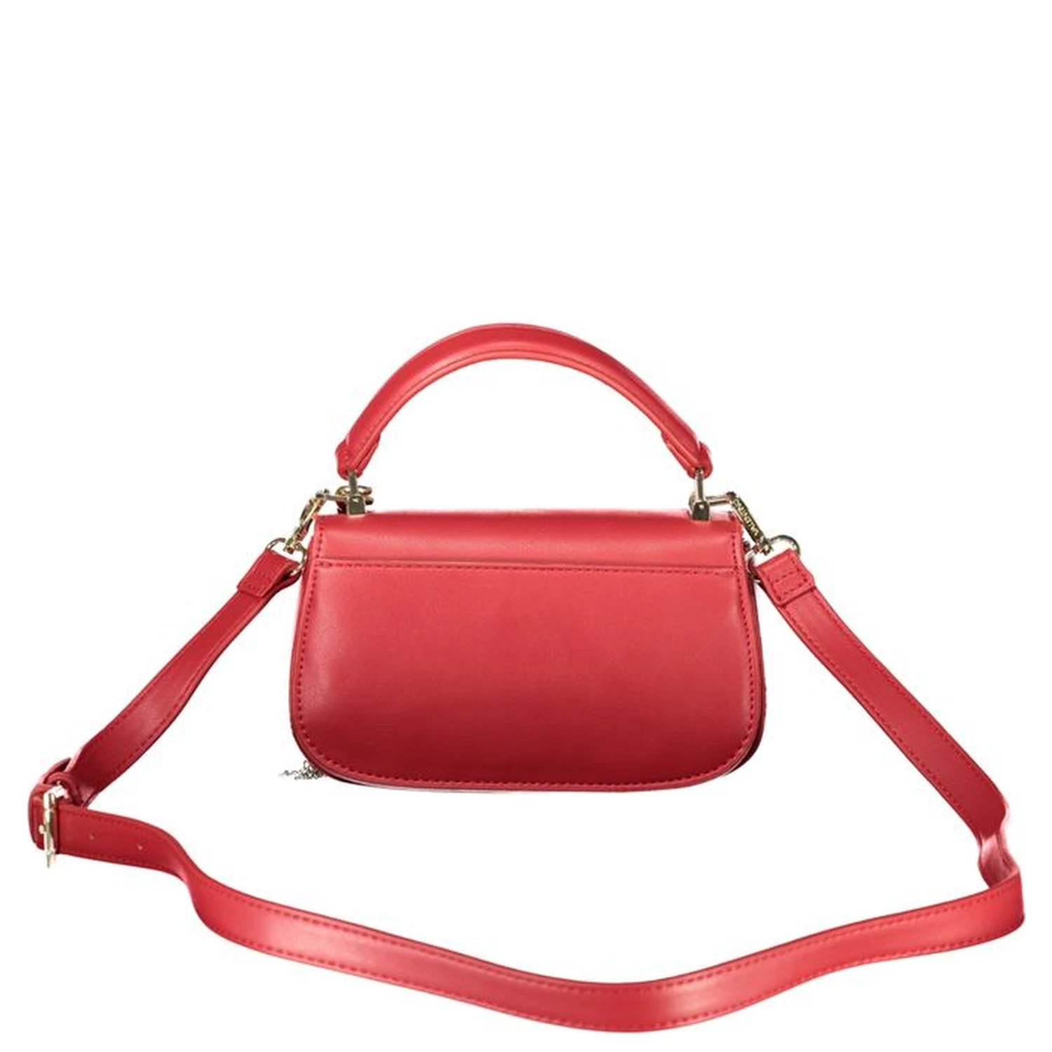 Rosso Poliuretano Donna Bag With Contrast Details