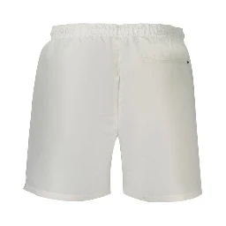 Blue Polyester Shorts