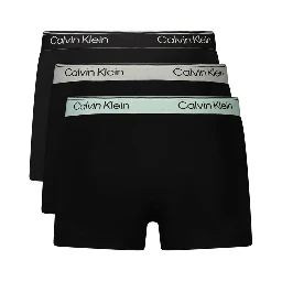 Black Polyester Men's Boxer
