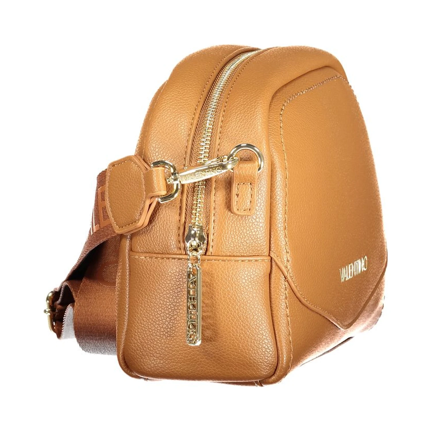 Brown Polyurethane Women's Bag