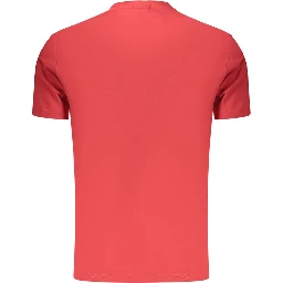 Red Cotton Men's T-Shirt
