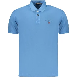 Azzurro Cotton Men Polo