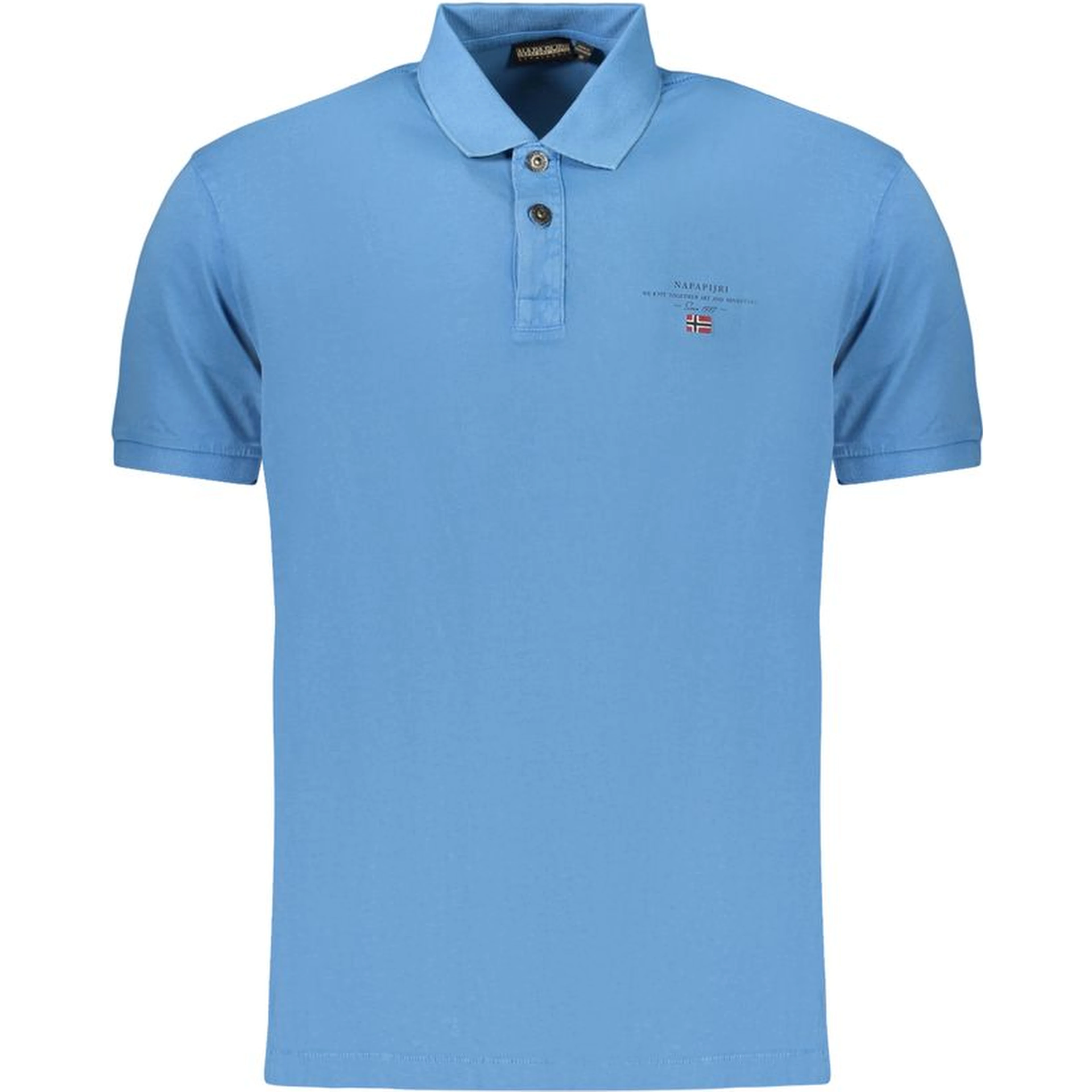 Azzurro Cotton Men Polo