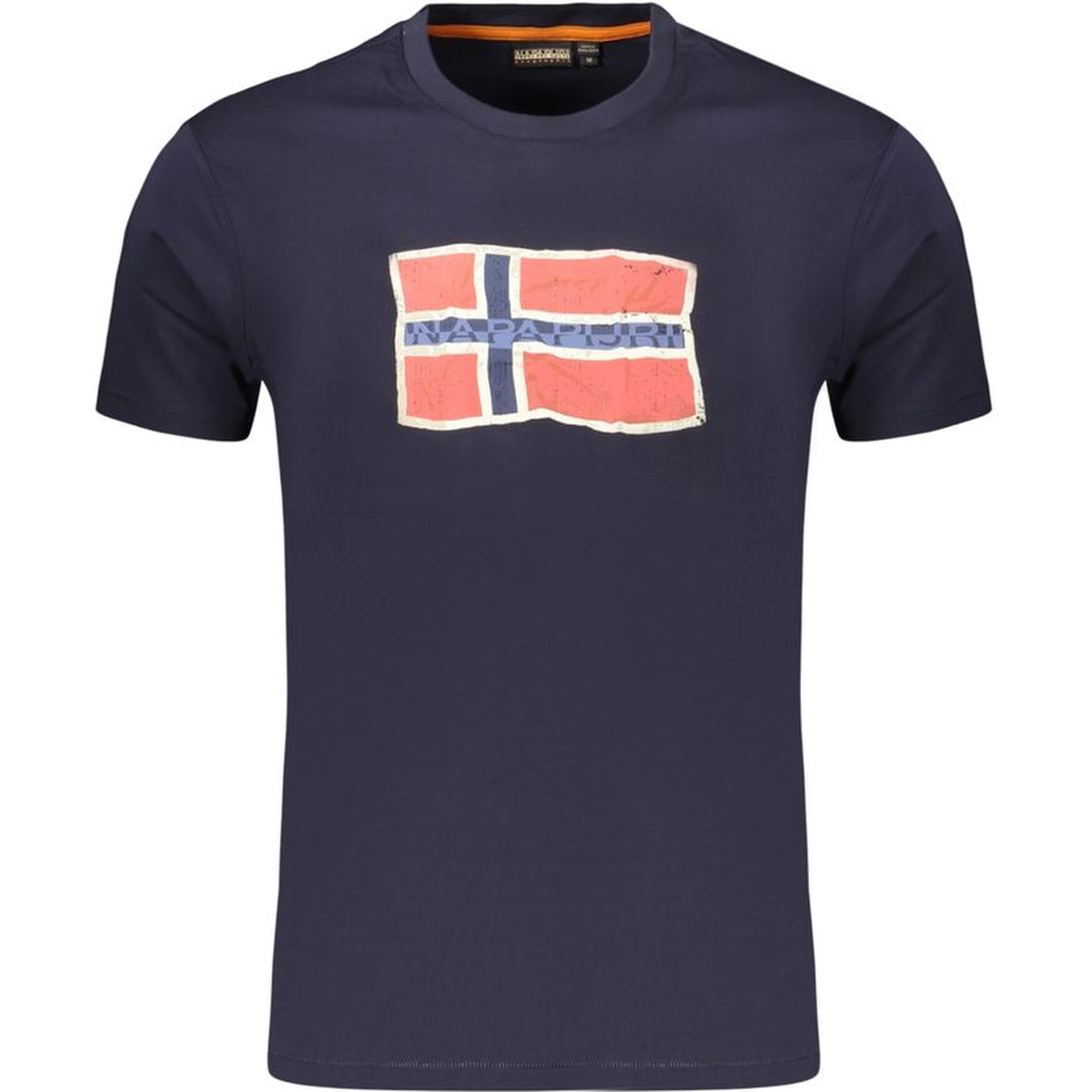 Blue Cotton Men's T-Shirt