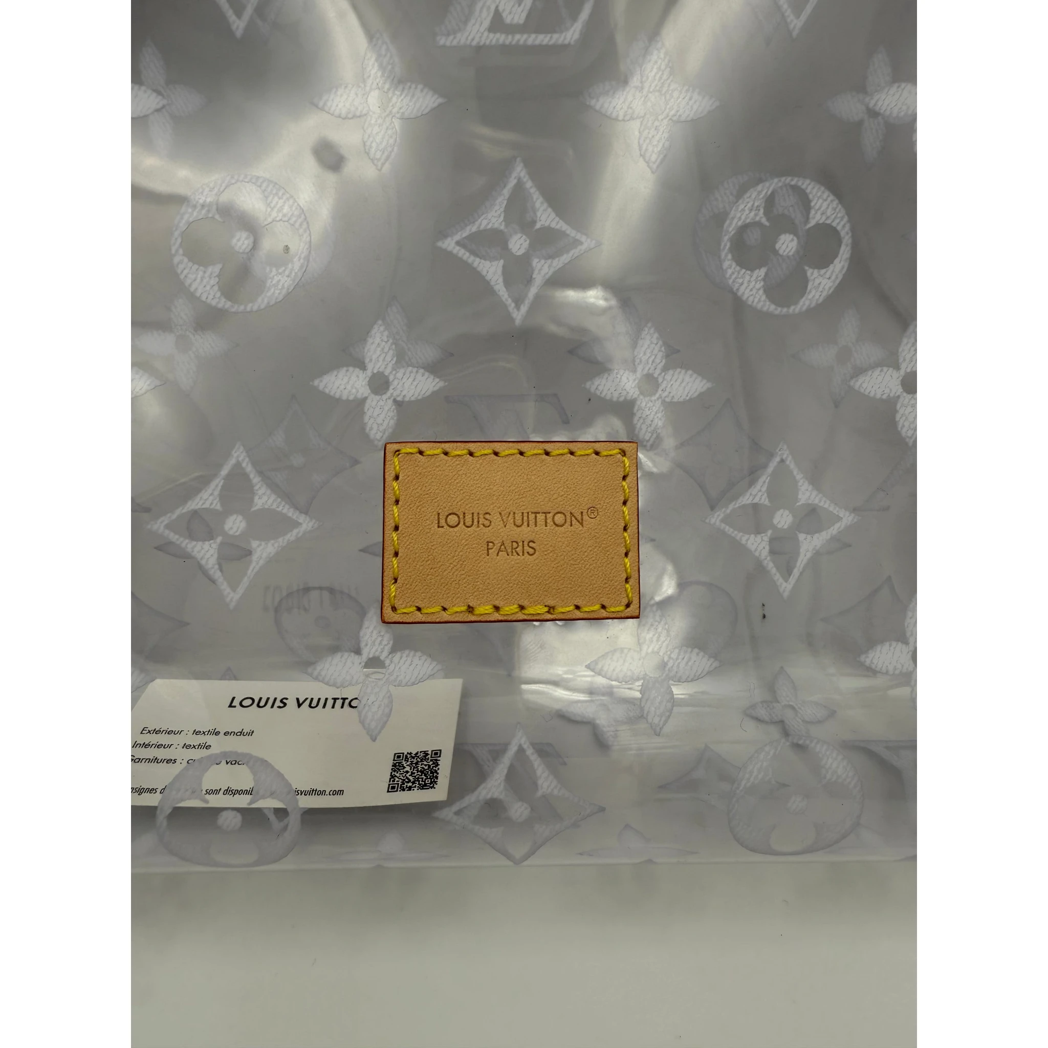 LOUIS VUITTON Monogram Transparent Pochette
