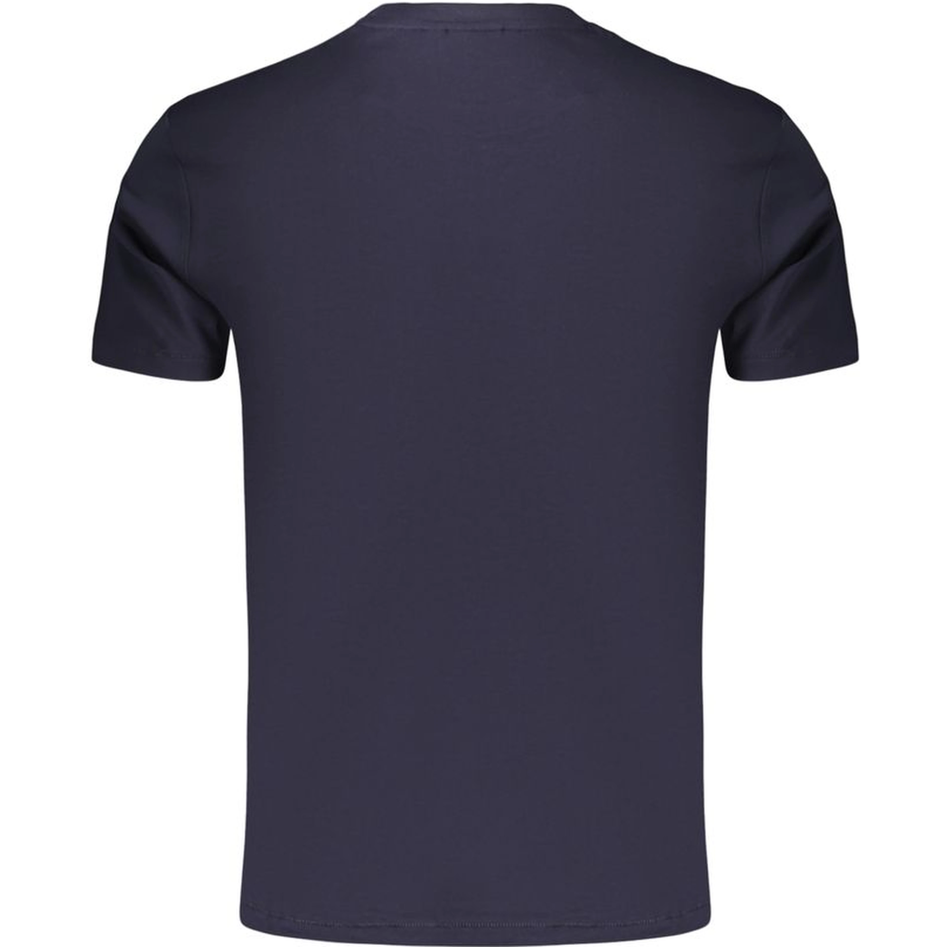Blue Cotton Men's T-Shirt