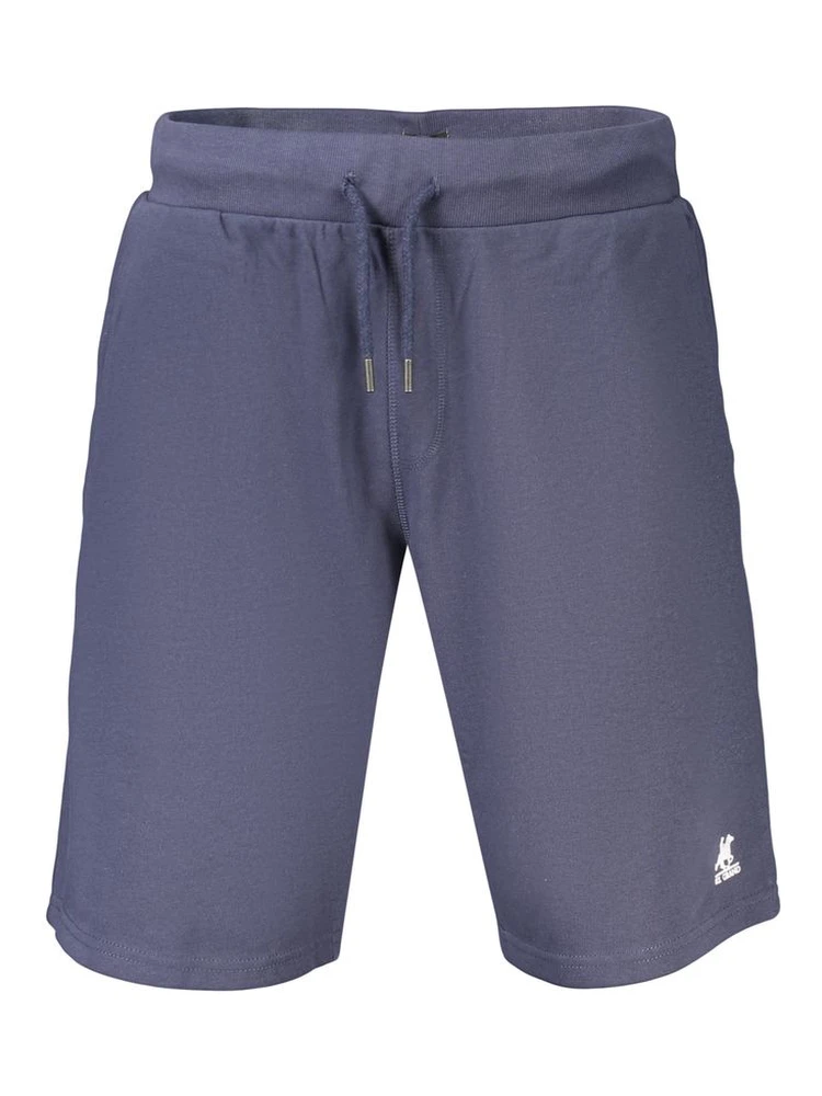 Blue Cotton Mens Sweatpants