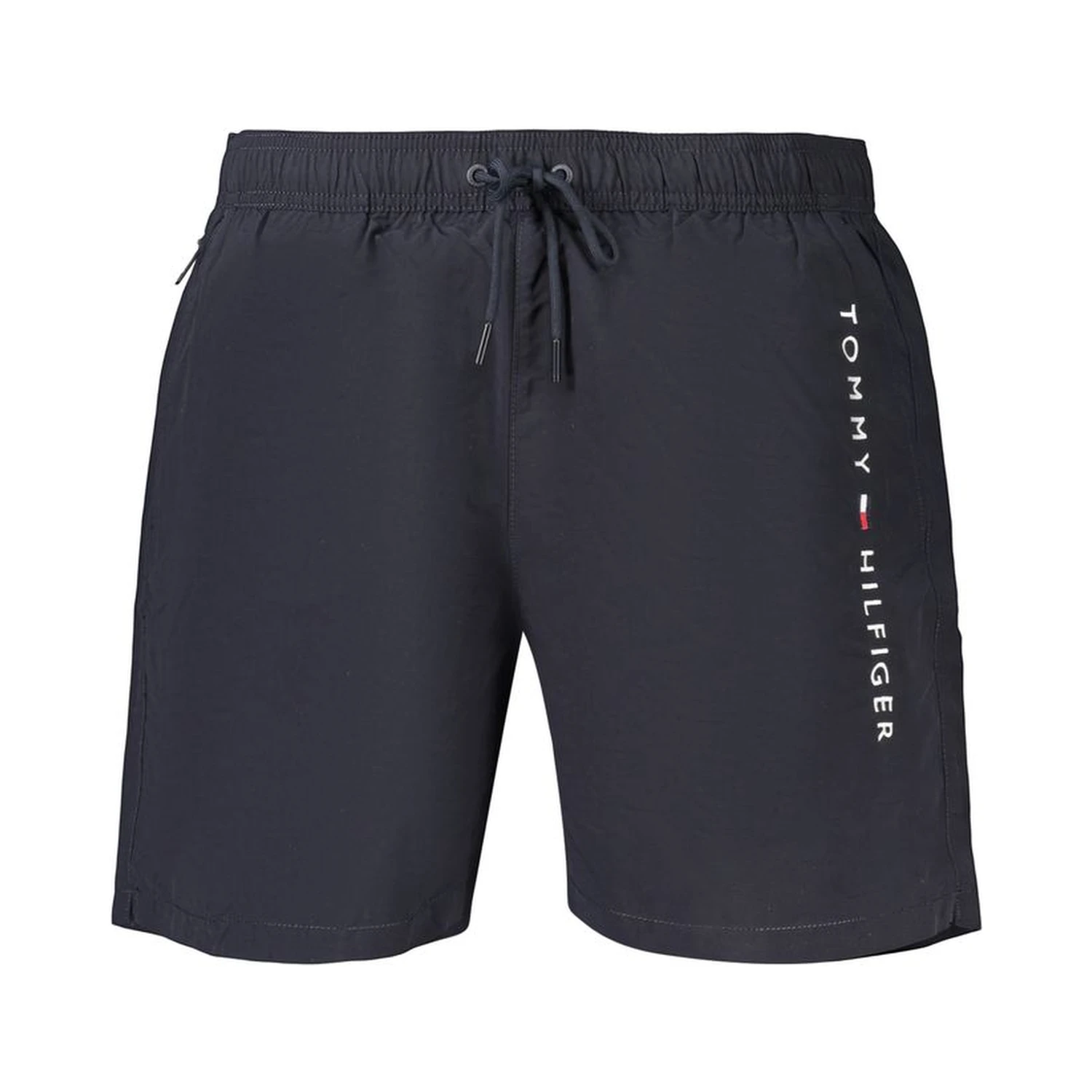 Blue Polyester Men's Short