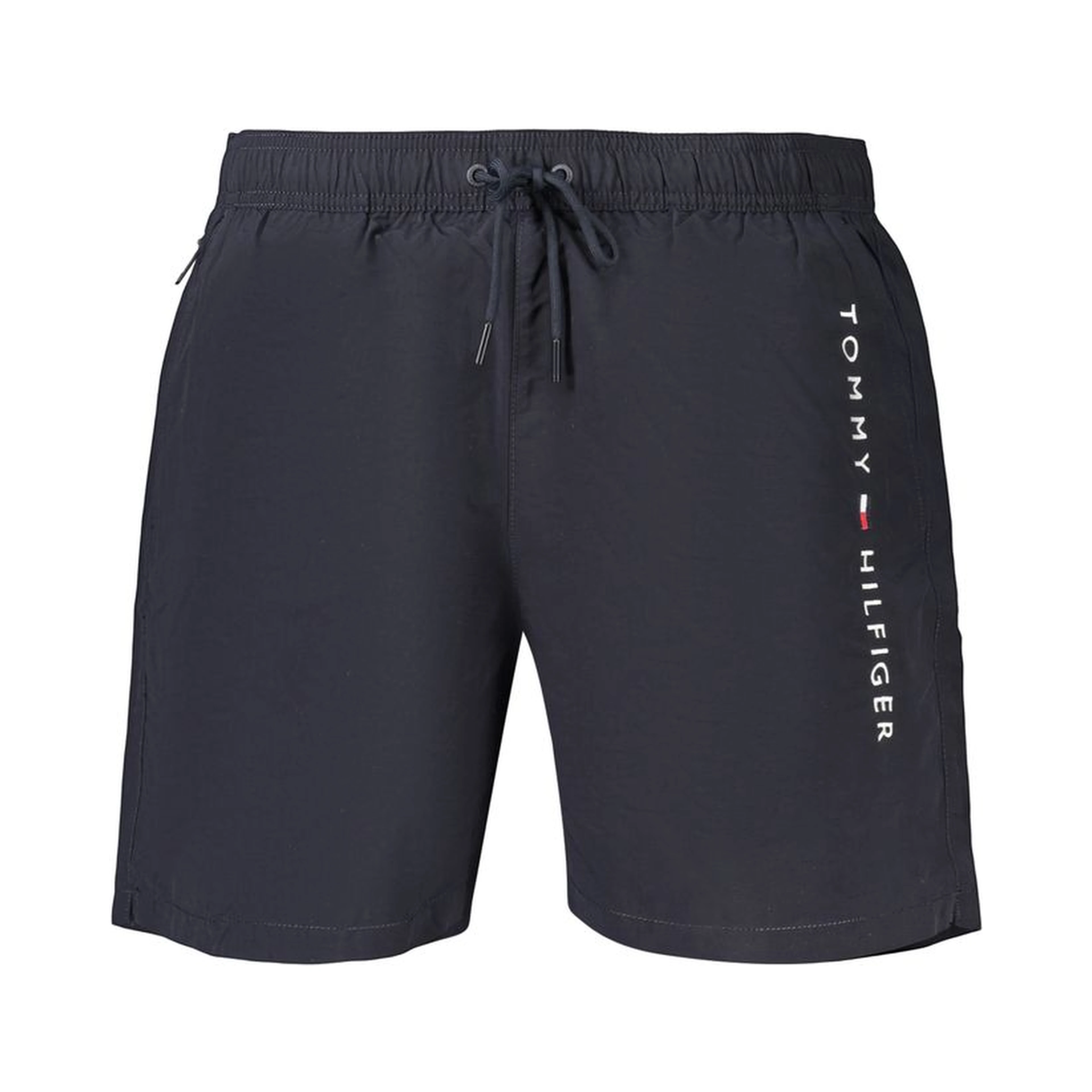 Blue Polyester Men's Short