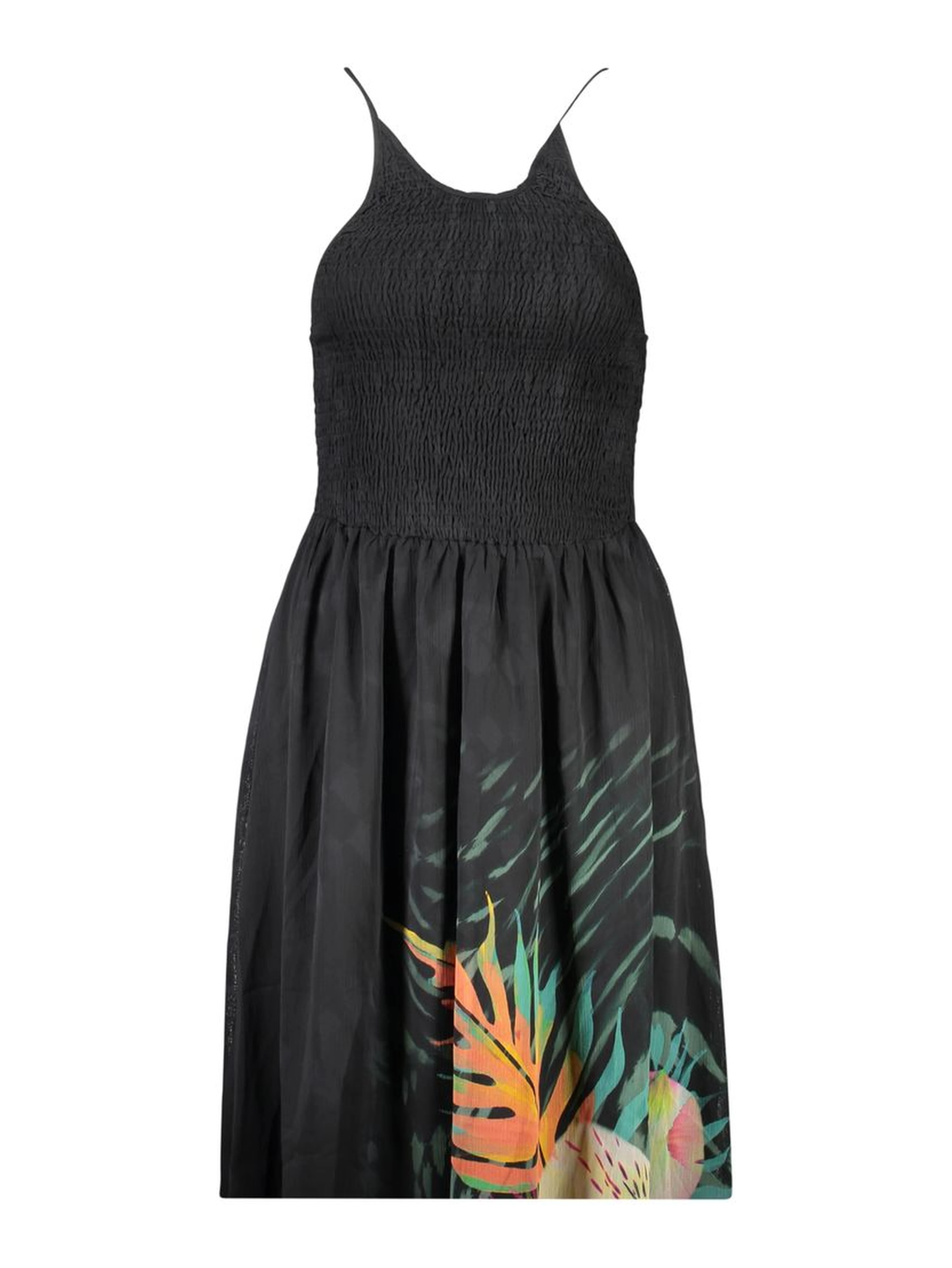 Black Polyester Women's Dress