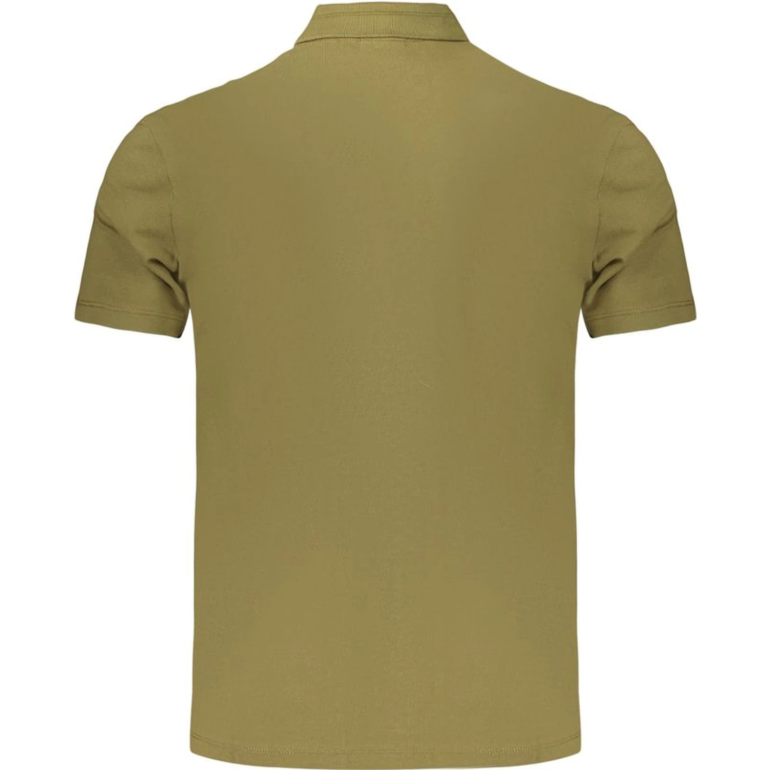 Green Cotton Men's Polo Shirt