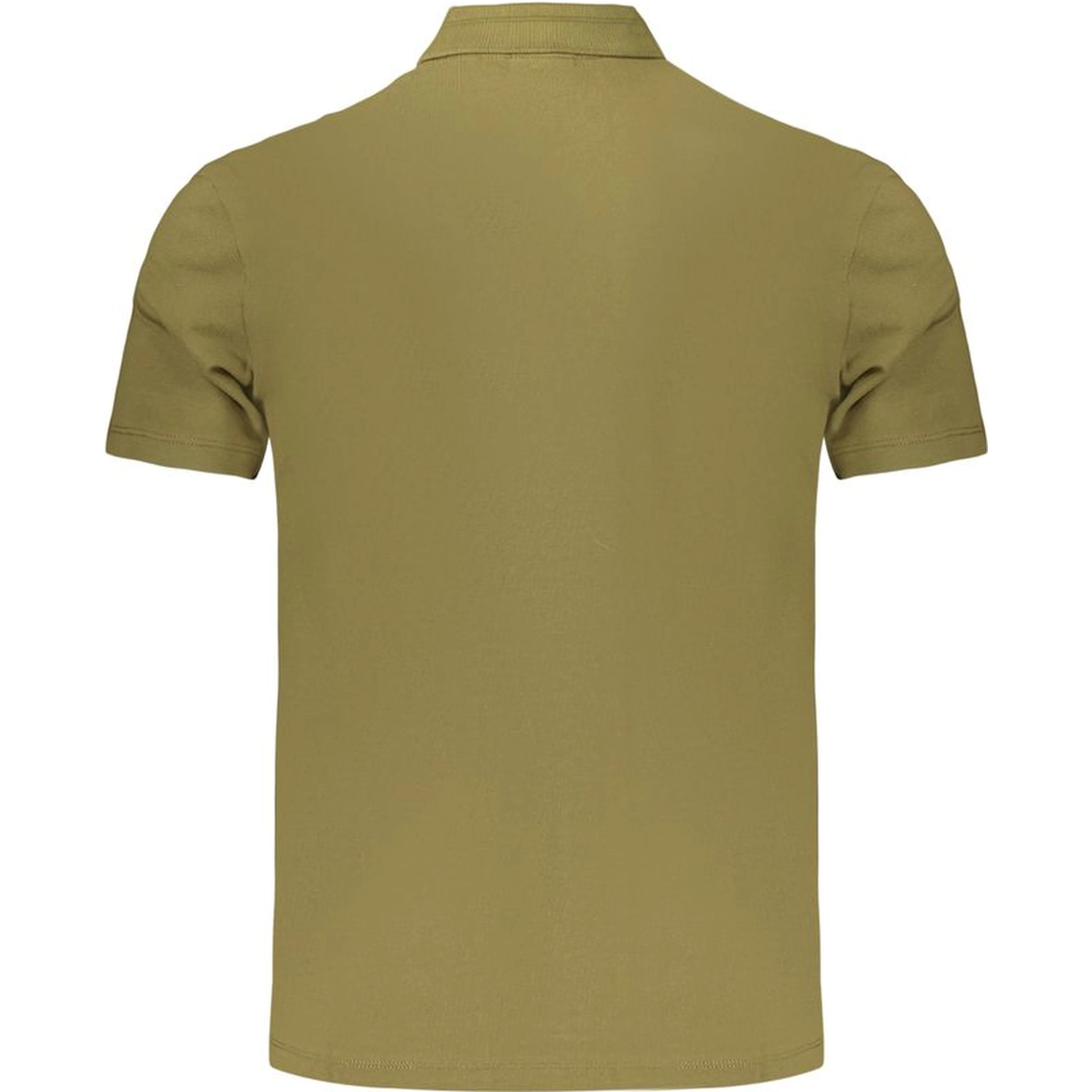 Green Cotton Men's Polo Shirt