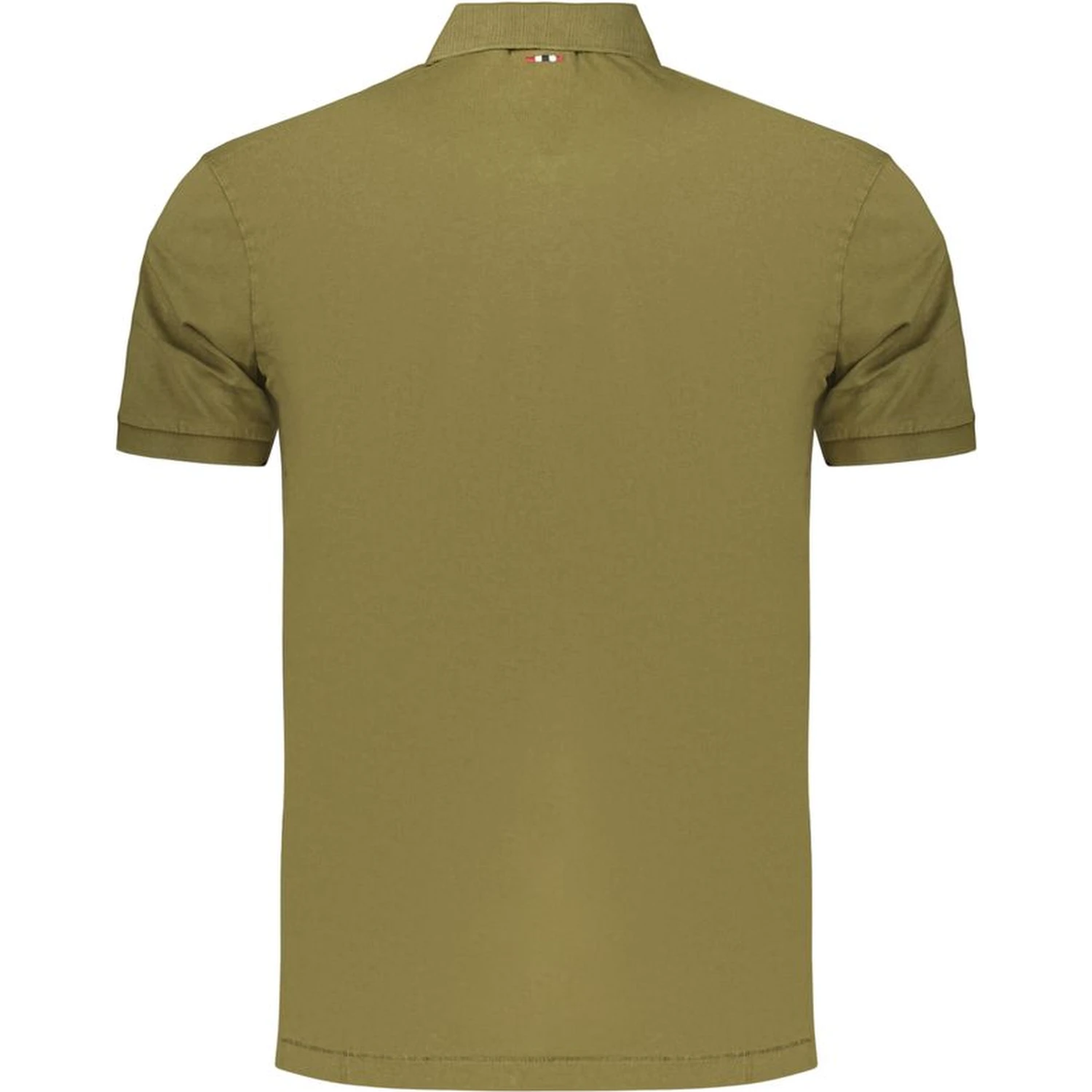 Green Cotton Men's Polo Shirt
