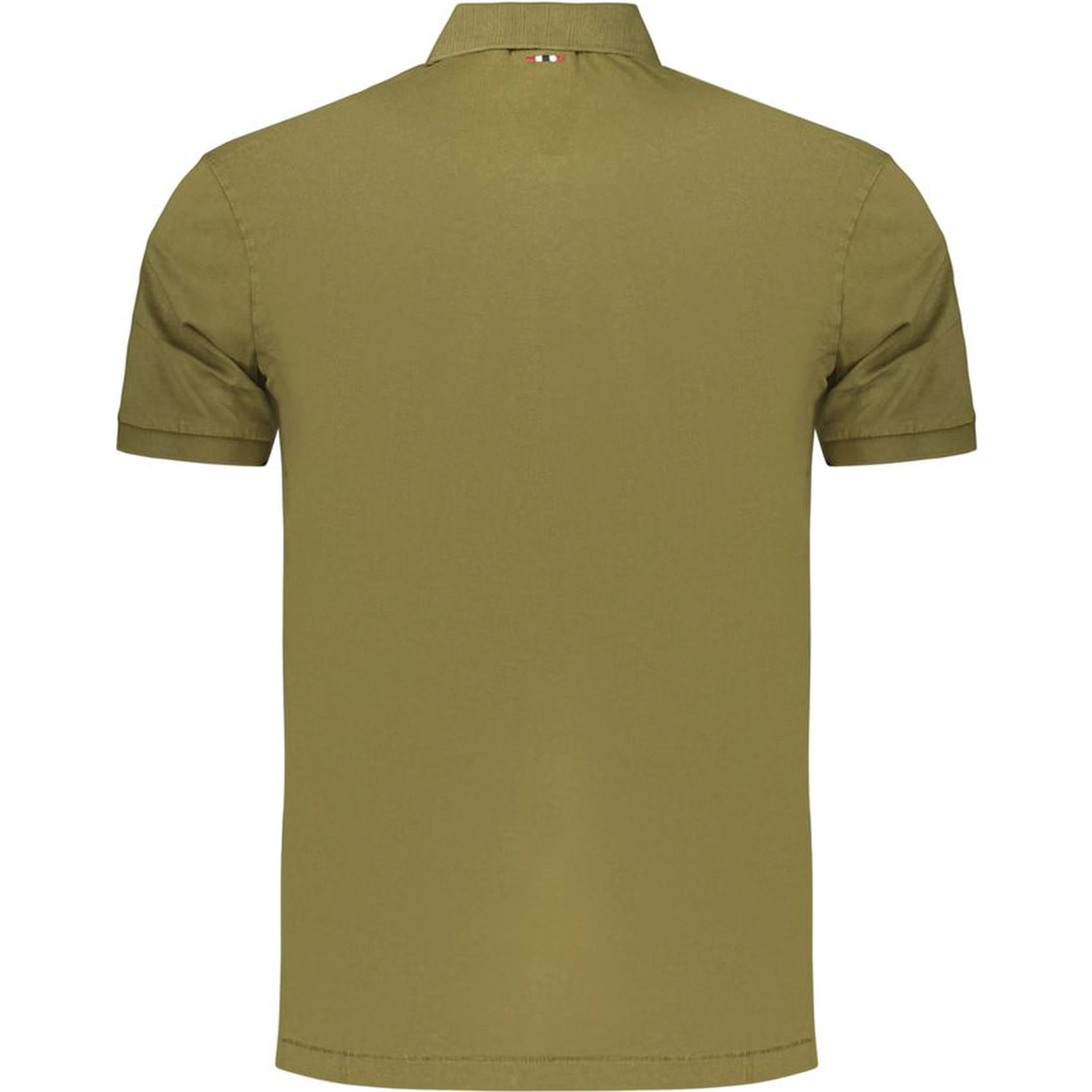 Green Cotton Men's Polo Shirt