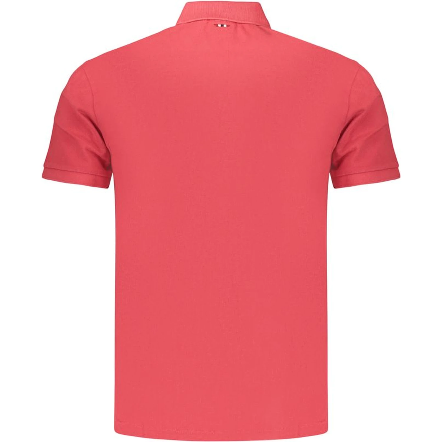 Red Cotton Men's Polo Shirt