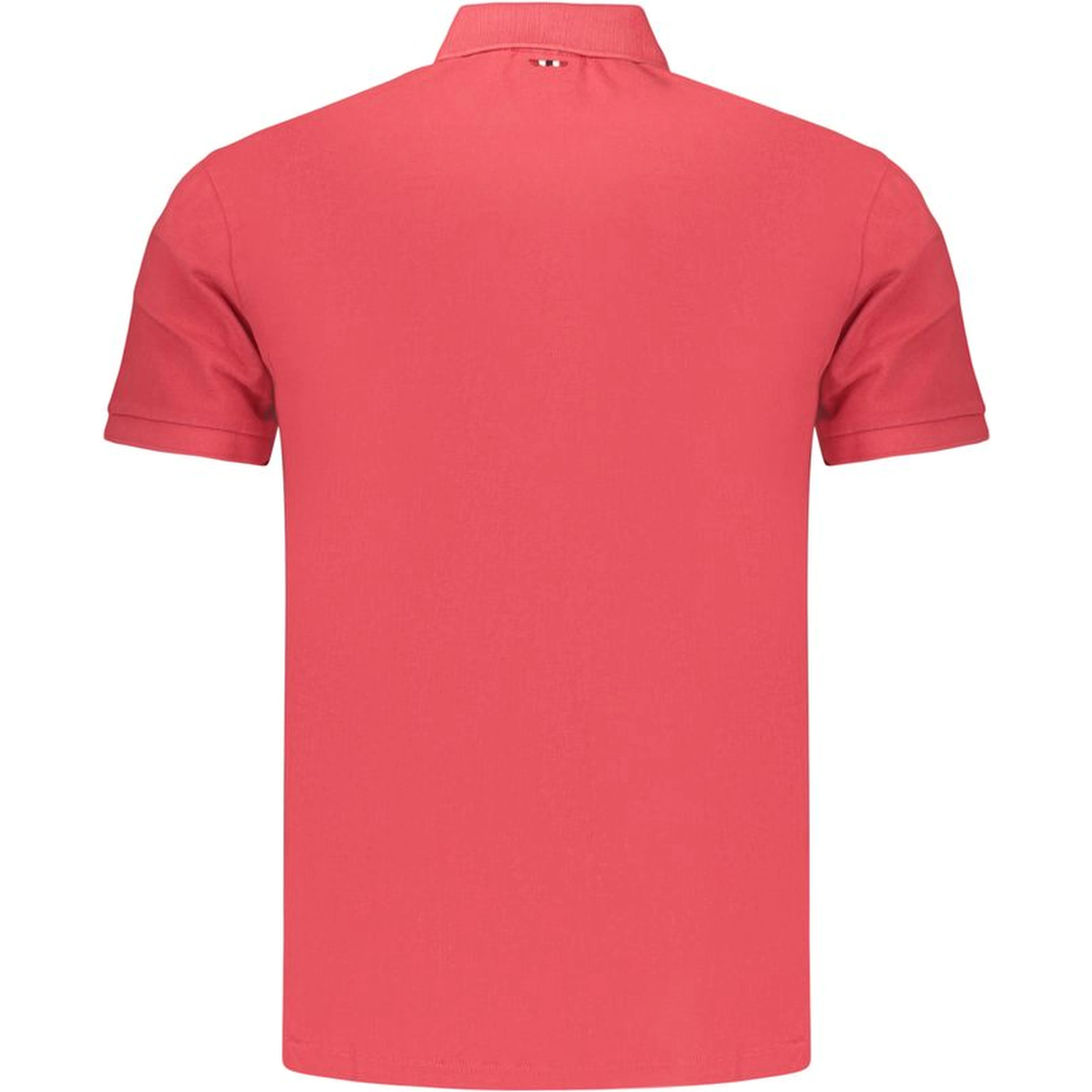 Red Cotton Men's Polo Shirt