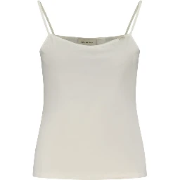 White Cotton Womens Tank