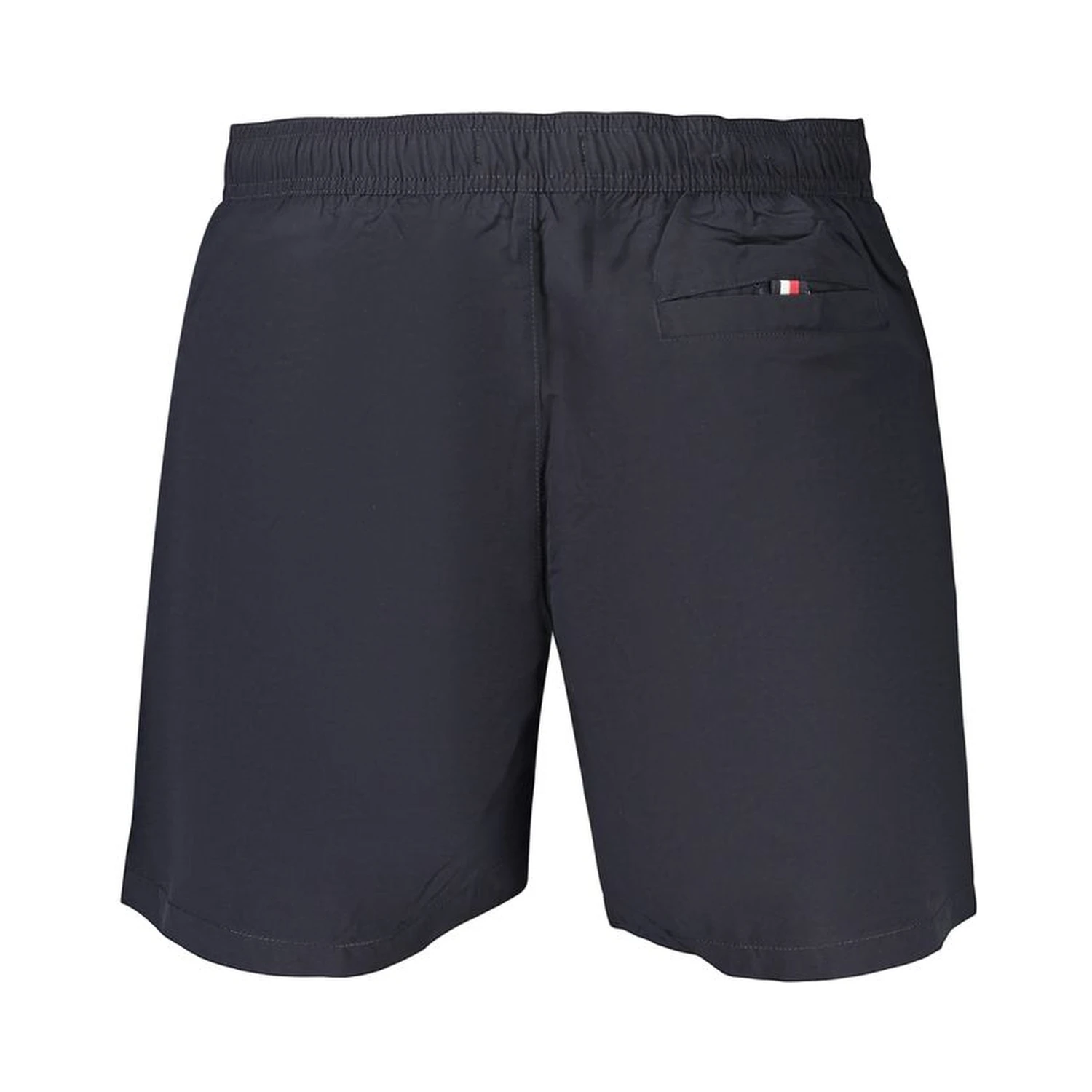 Blue Polyester Men's Short