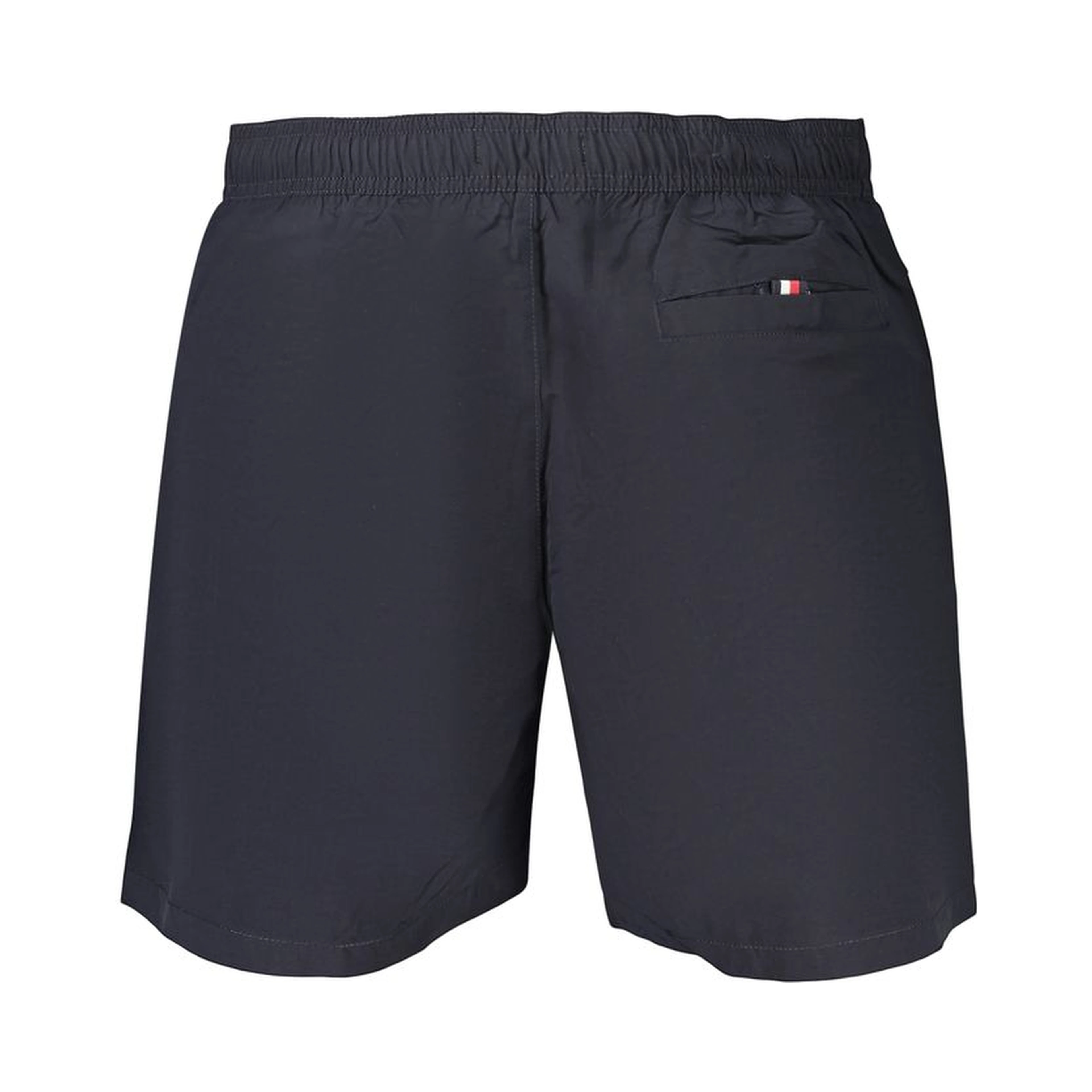 Blue Polyester Men's Short