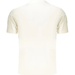 White Cotton Men's T-Shirt