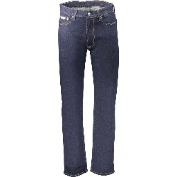 Blue Cotton Men's Jean Crafted for Elegance and Comfort