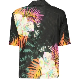 Black Viscose Womens Shirt