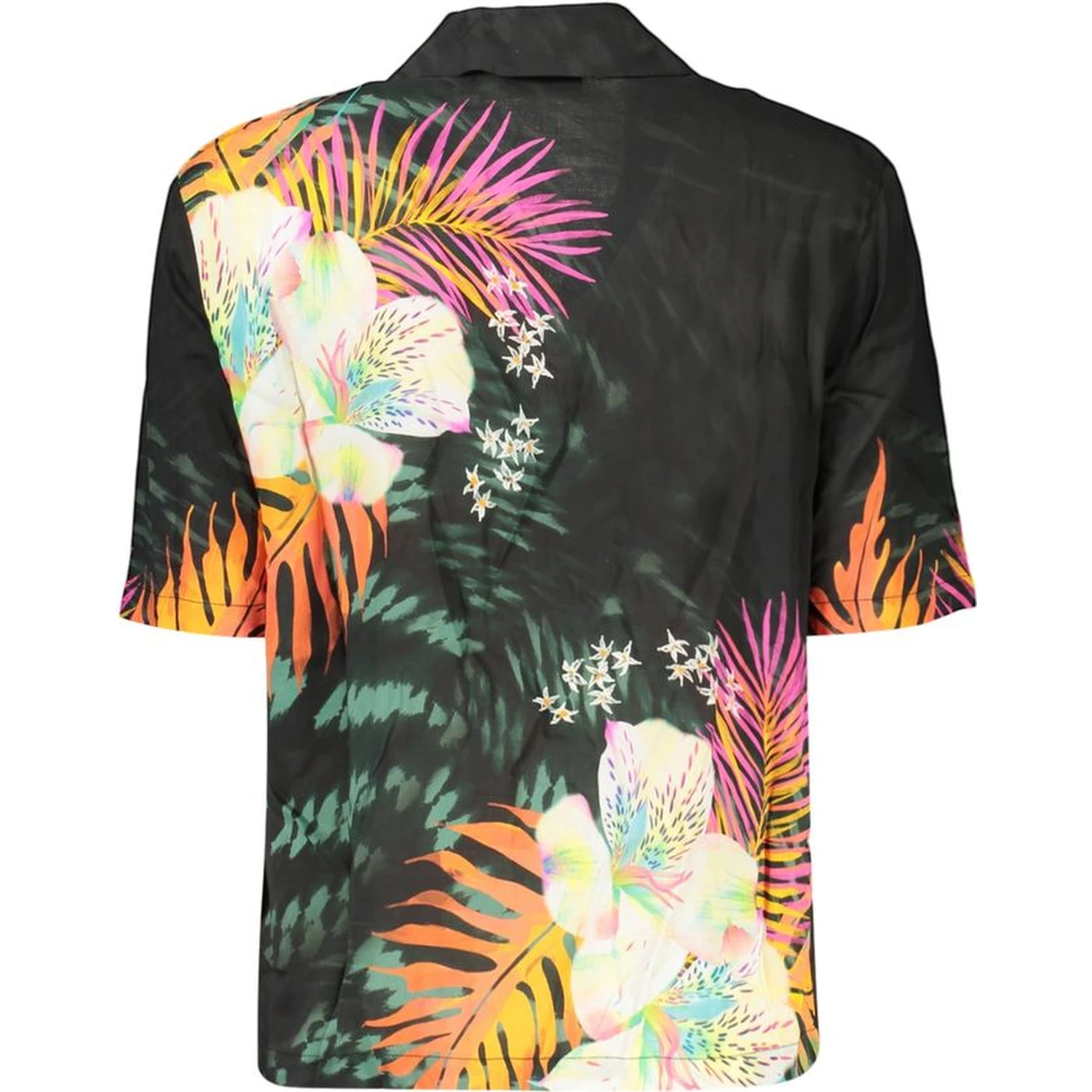 Black Viscose Womens Shirt