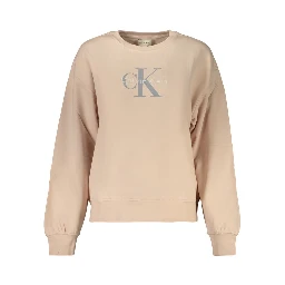 Pink Cotton Women's Sweatshirt