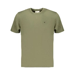 Green Cotton Men's T-Shirt