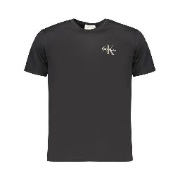 Black Cotton Men's T-Shirt