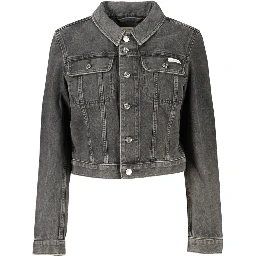 Black Cotton Women's Jacket