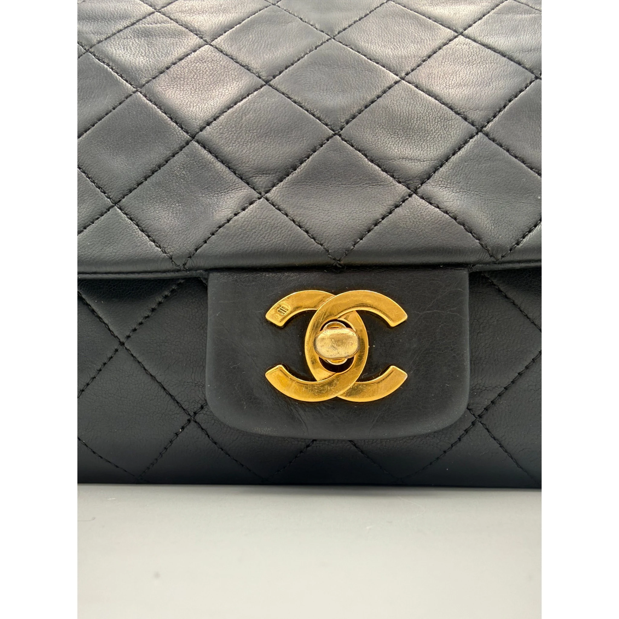 CHANEL Timeless Classic with Removable Pouch Handbag
